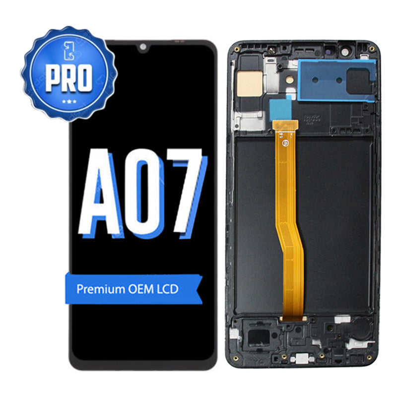 Samsung A07 LCD and Digitiser Replacement with Middle Frame | OEM