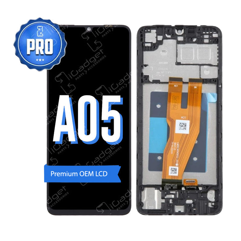Samsung A05 LCD and Digitiser Replacement with Middle Frame | OEM