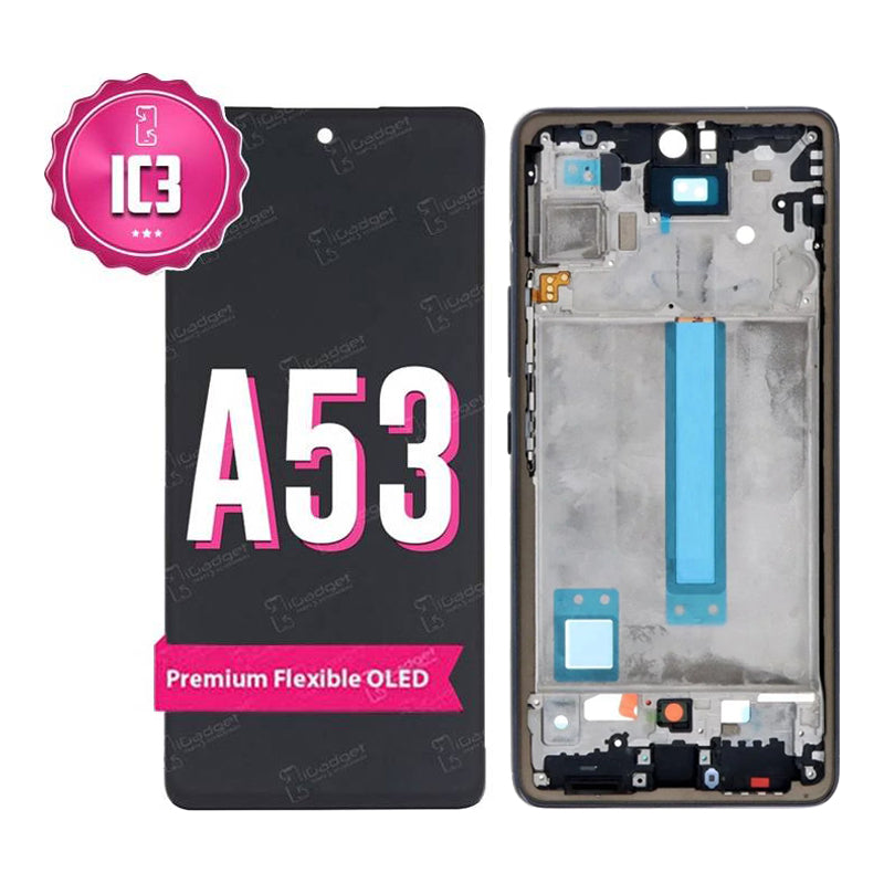 Samsung A53 IC3 Screen Replacement with Middle Frame | OLED