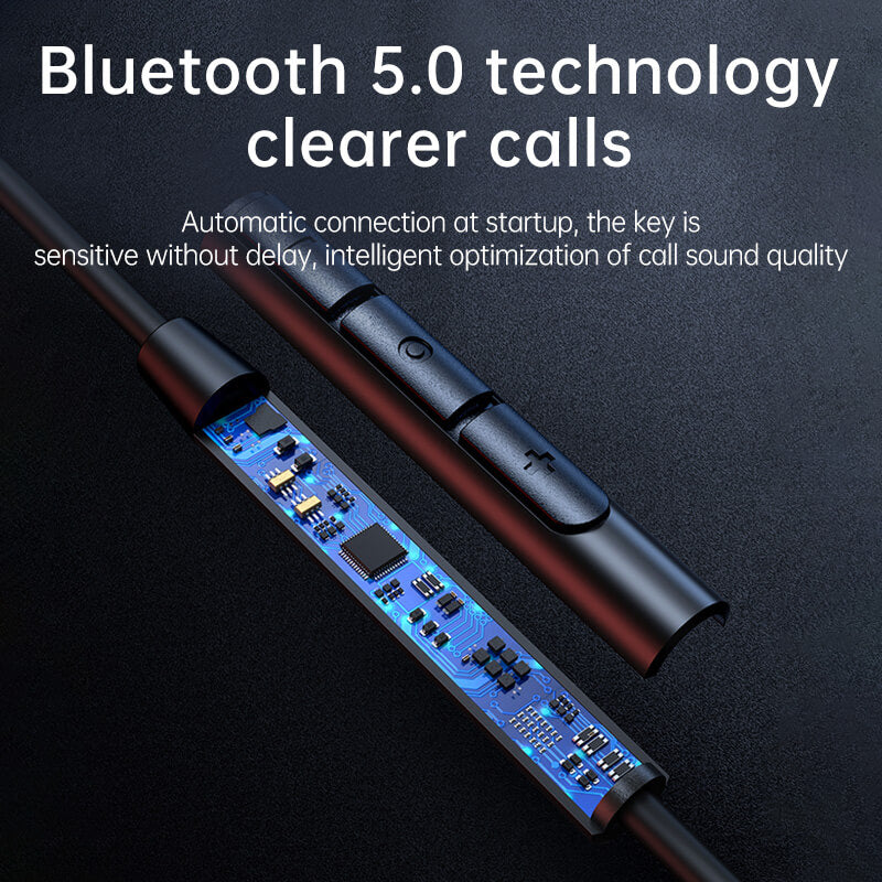 CHOETECH Ceramic Bluetooth v5 Sports Headset Hanging Neck Sweat-Proof Headphones