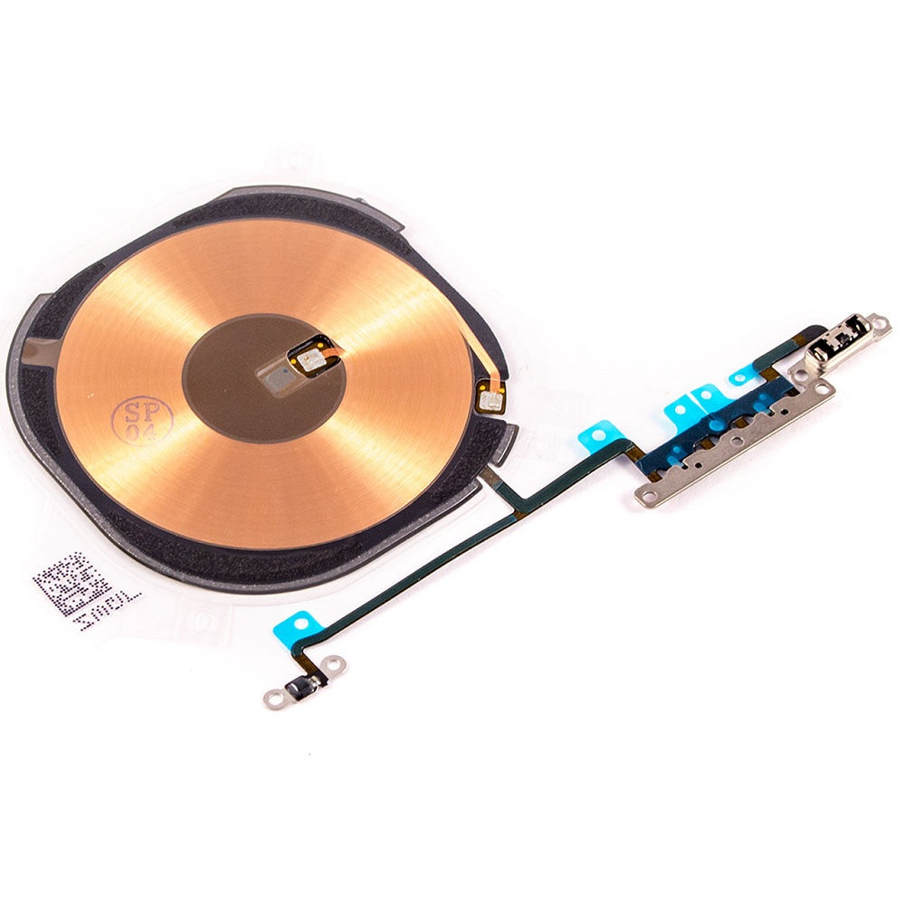 iPhone XS Volume Flex Cable with Qi Wireless Charging Coil