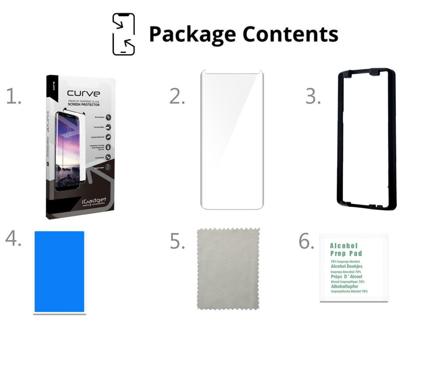 Samsung Galaxy S8 Plus Screen Protector | Edge Adhesive Case Friendly Curved Tempered Glass