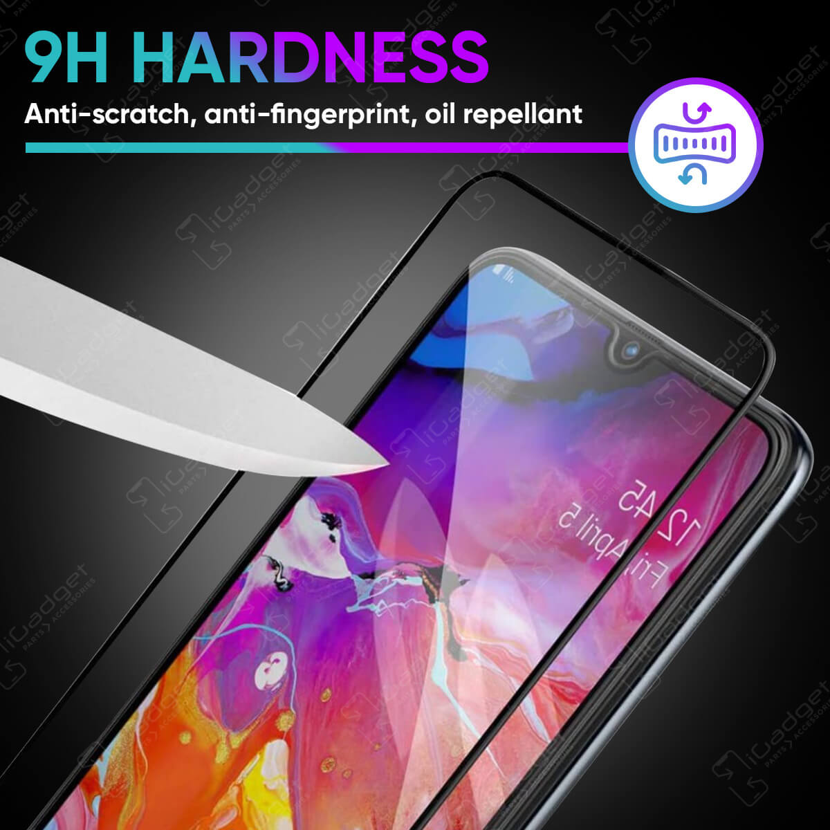 Samsung Galaxy A22 5G Screen Protector | 3D Ultra Clear Full Coverage Tempered Glass