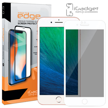 iPhone 7 Plus/iPhone 8 Plus Screen Protector Privacy | 3D Full Coverage Glass-Black Border