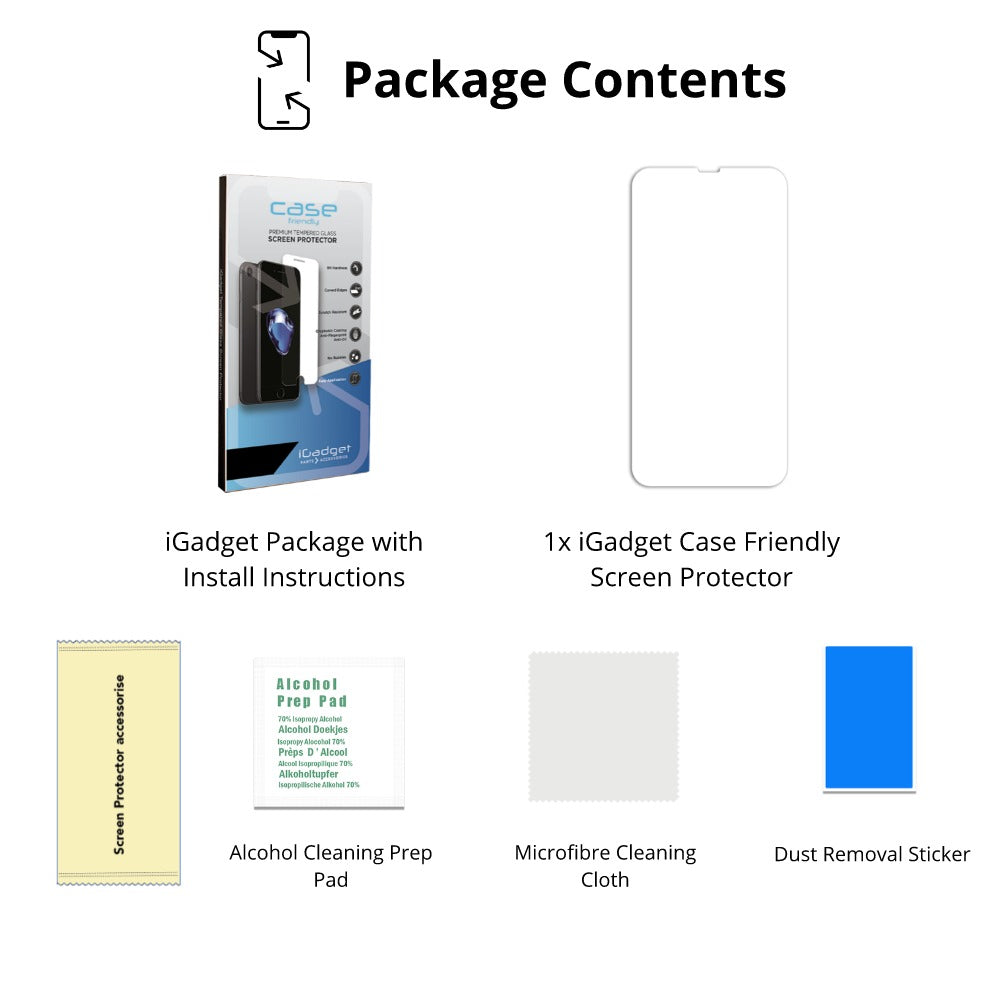 Samsung J6 Screen Protector | Case Friendly Ultra Clear Tempered Glass