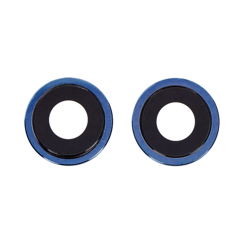 iPhone 12 Mini Rear Camera Lens with Coloured External Frame (2 Pieces)