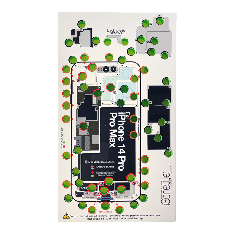 iPhone 14 Pro/14 Pro Max iScrews Holder Mat by Dottorpod