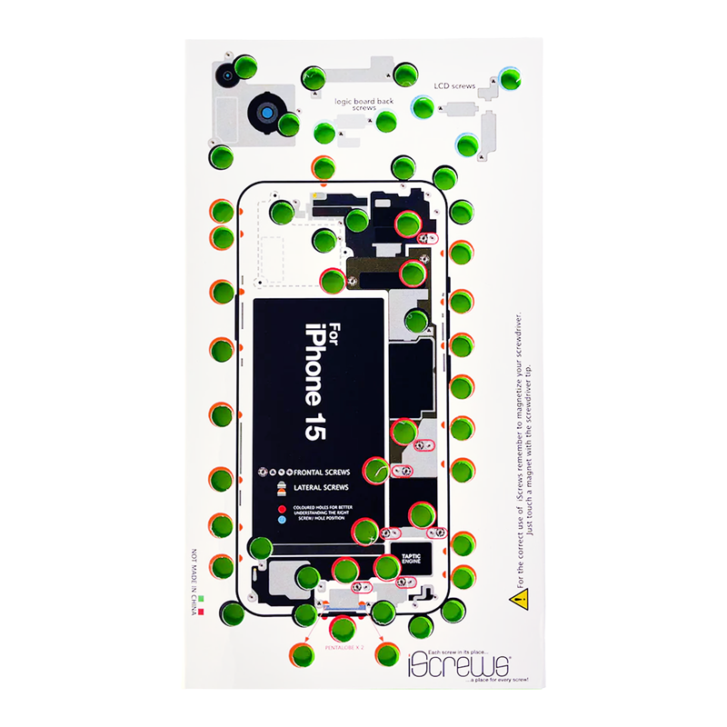 iPhone 15 iScrews Holder Mat by Dottorpod