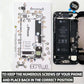 iPhone 5c iScrews Holder Mat by Dottorpod