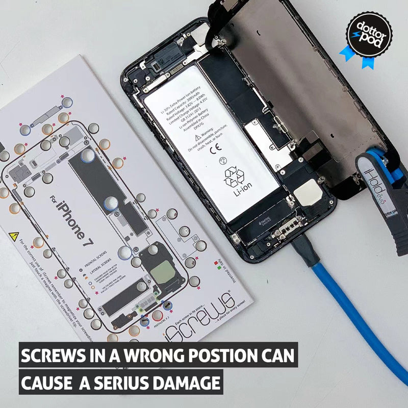 iPhone 4 iScrews Holder Mat by Dottorpod