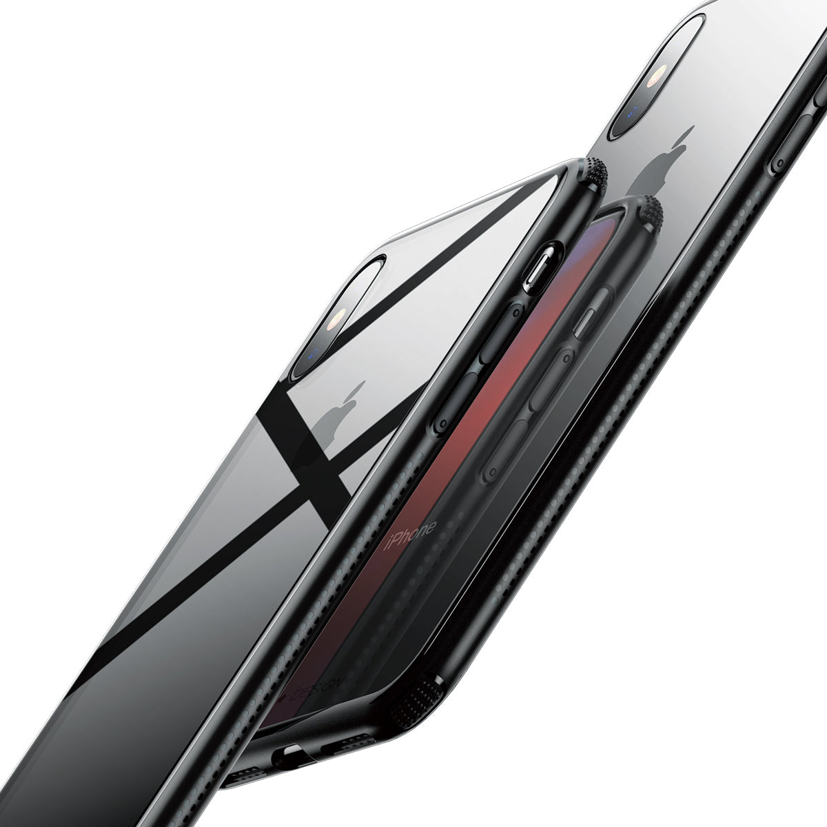 iPhone XS Baseus See-Through Glass Protective Case