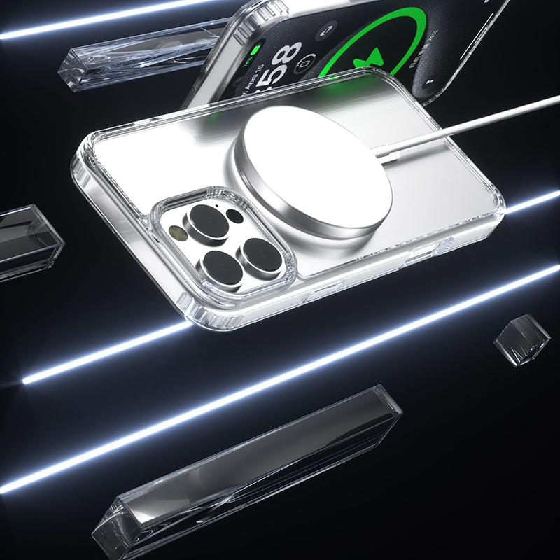 iPhone 16 Pro Max Case - Magnetic MagSafe Clear Case