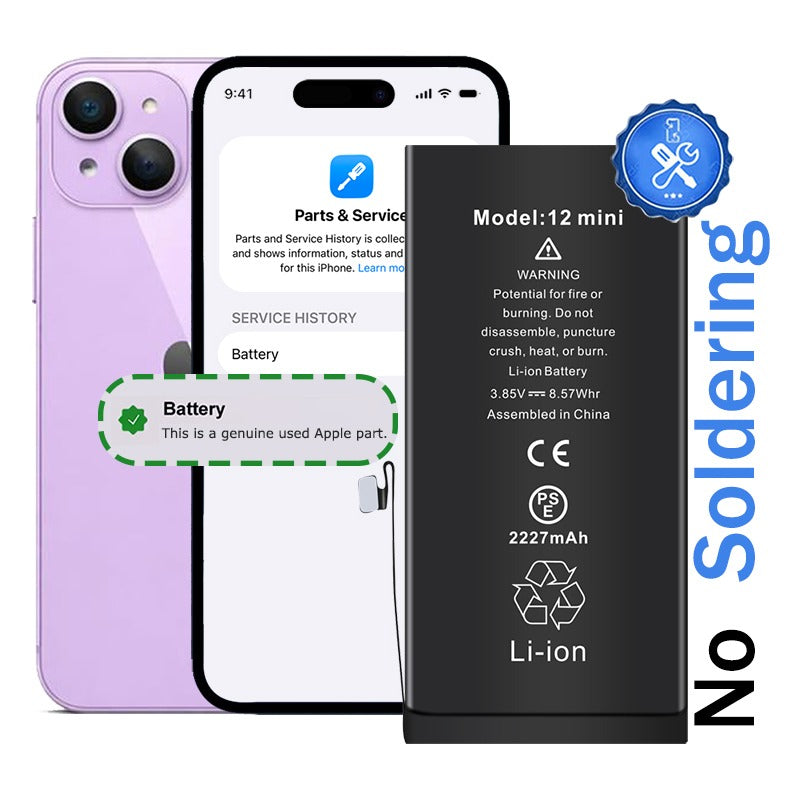 iPhone 12 Mini Diagnostic Battery | Pulled Chip | No Warning Messages