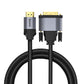 Baseus Enjoyment 4K HDMI to DVI Two Way Adapter Cable (1m)