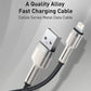 BASEUS 25cm USB to Lightning Charging Cable (2.4A) | Cafule Metal Series iPhone Fast Charger Cable