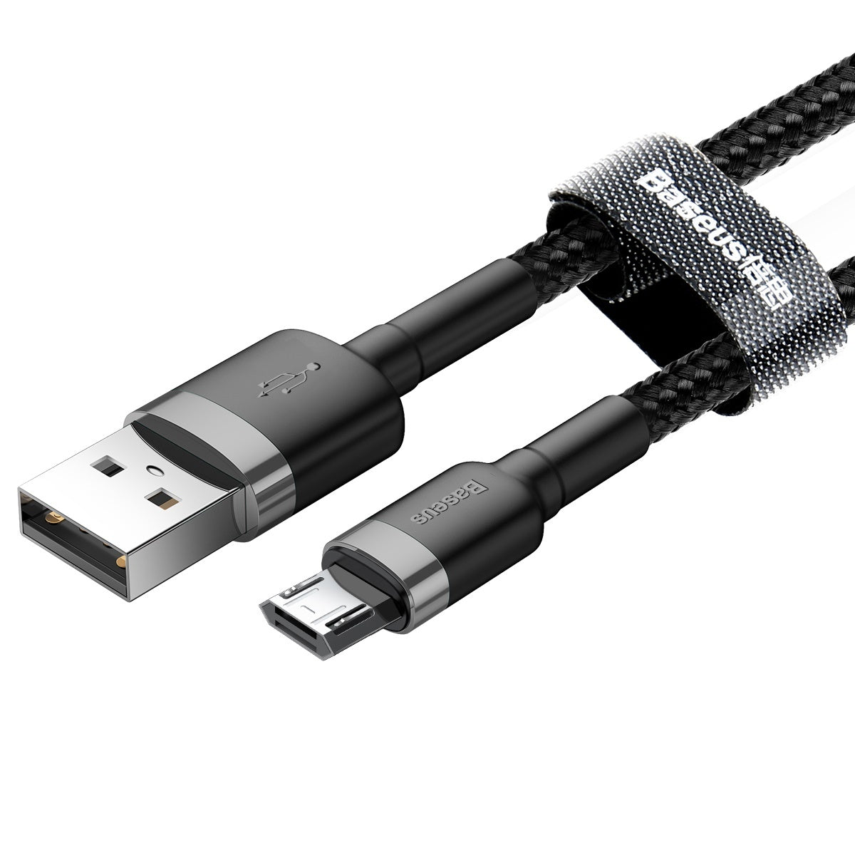 Baseus Cafule Series Lightning to USB Charger Cable 2.4A - Gray/Black 1m
