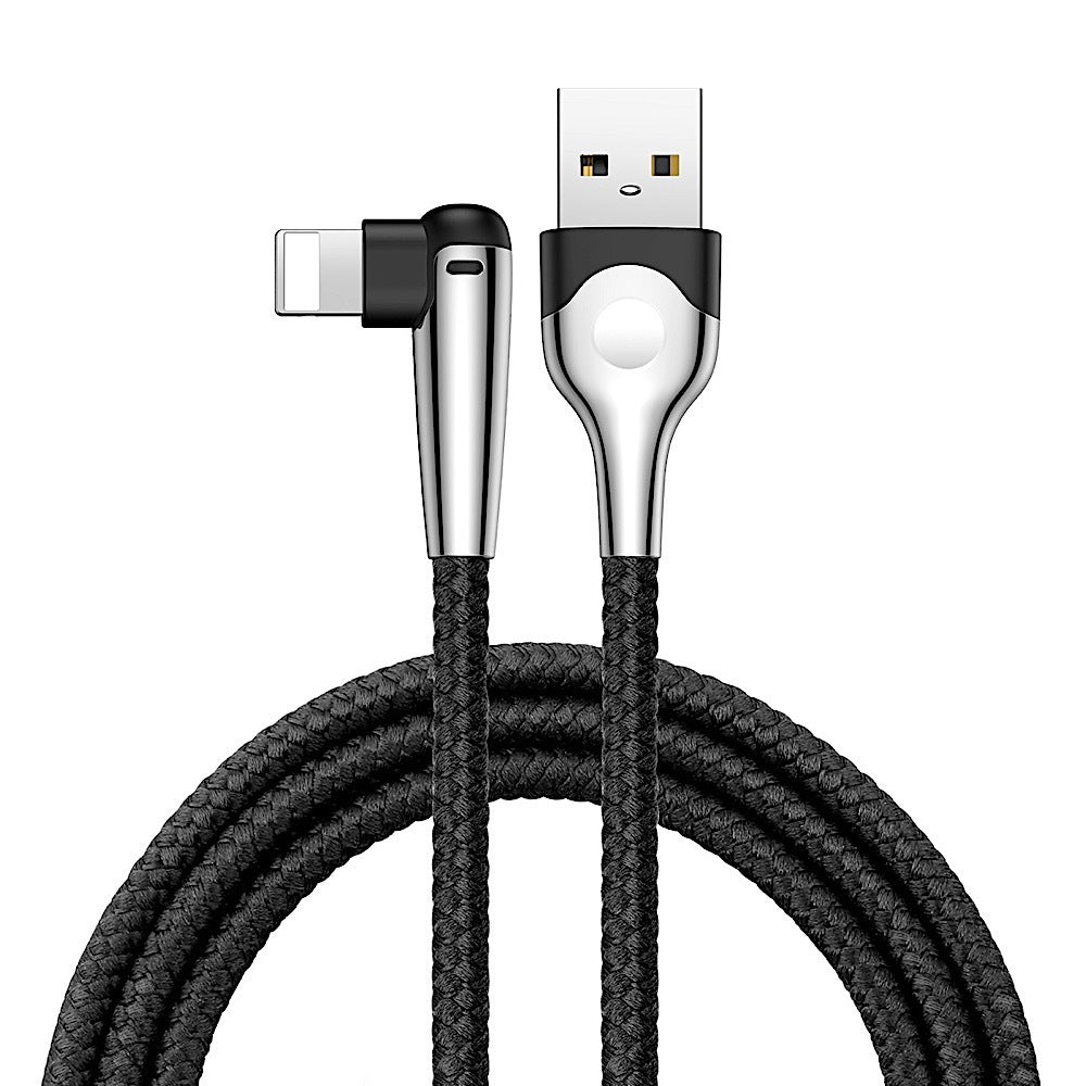 Baseus MVP Mobile Gaming Elbow 2.4A Lightning to USB Fast Charging Cable (1m)