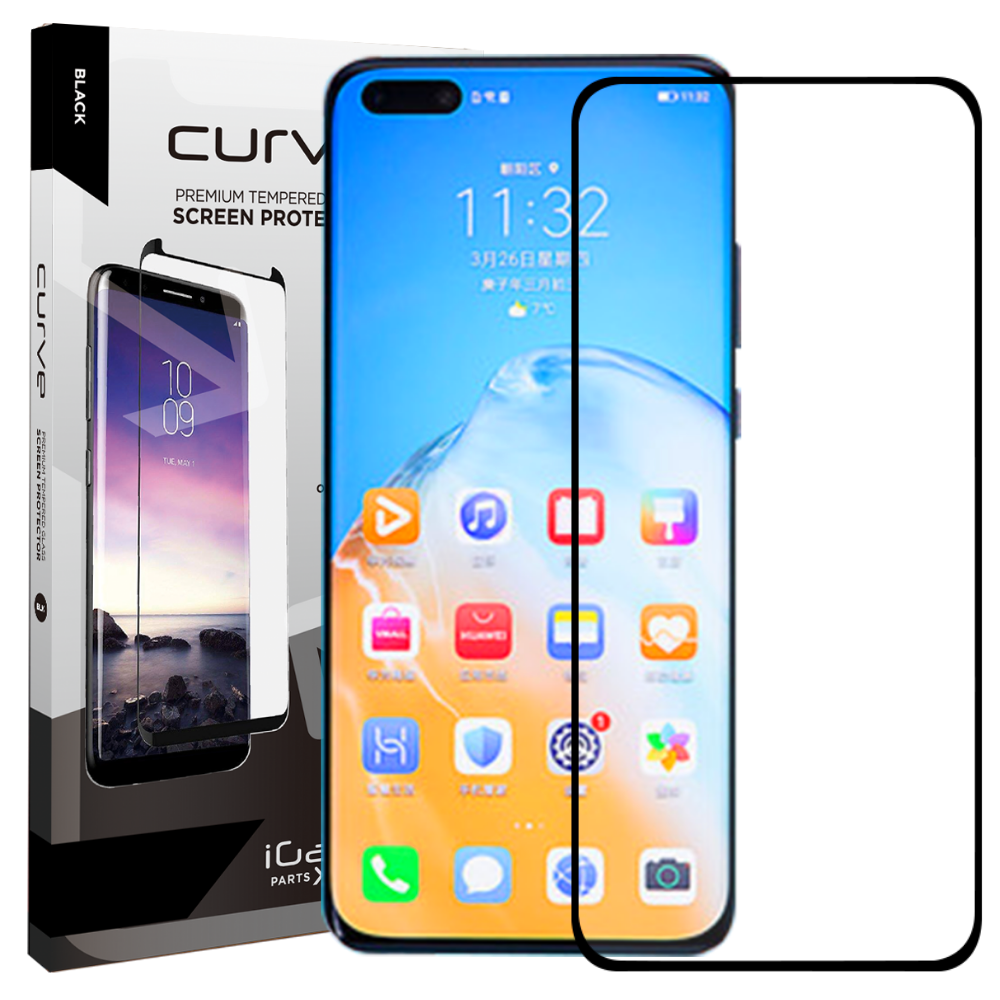 Huawei P40 Pro Glass Screen Protector Case Friendly | Edge Glue