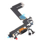 Back of the iPhone 13 mini charging port flex cable, showing the rear of the Lightning port board and flex