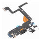 Back of the iPhone 13 Pro charging port flex cable, showing the rear of the Lightning port board and flex