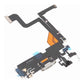 Back of the iPhone 13 Pro charging port flex cable, showing the rear of the Lightning port board and flex