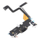 Back of the iPhone 14 Pro charging port flex cable, showing the rear of the Lightning port board and flex