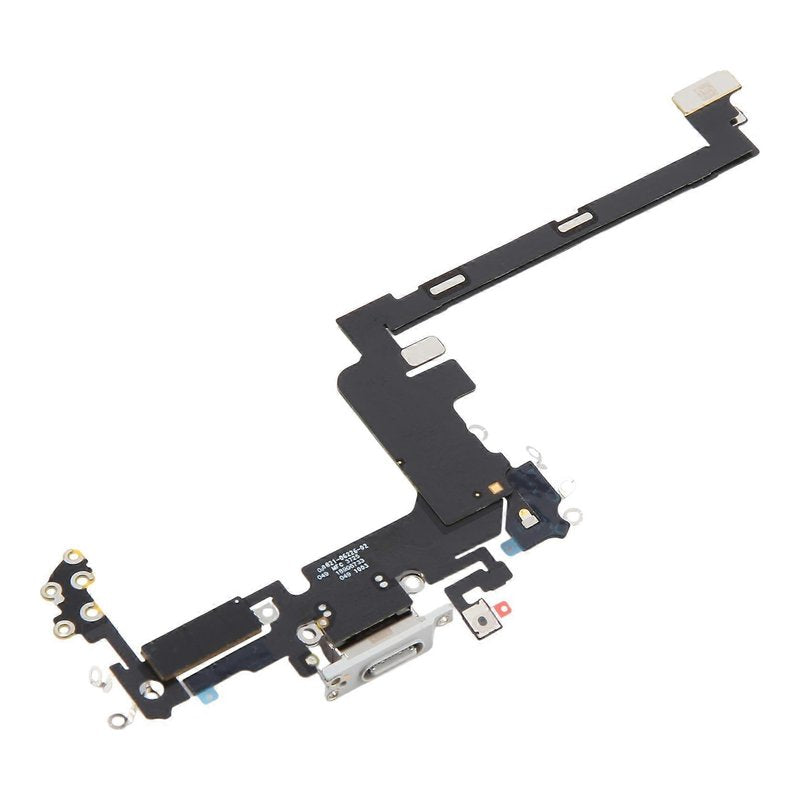 Back of the iPhone 17 Pro charging port flex cable, showing the rear of the USB-C port board and flex