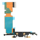 Back of the iPhone 8 Plus charging port flex cable, showing the rear of the Lightning port board and flex