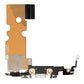 Back of the iPhone SE 2022 charging port flex cable, showing the rear of the Lightning port board and flex