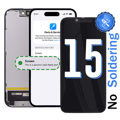 iPhone 15 Diagnostic Black Screen Replacement | Flexible Soft OLED
