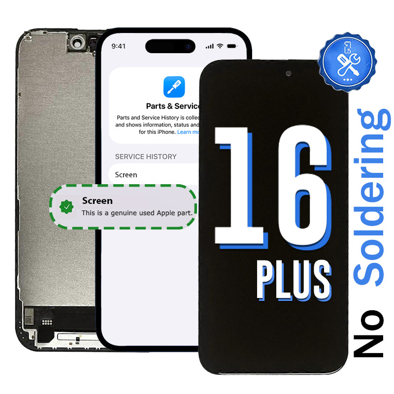 iPhone 16 Plus Diagnostic Black Screen Replacement | Flexible Soft OLED