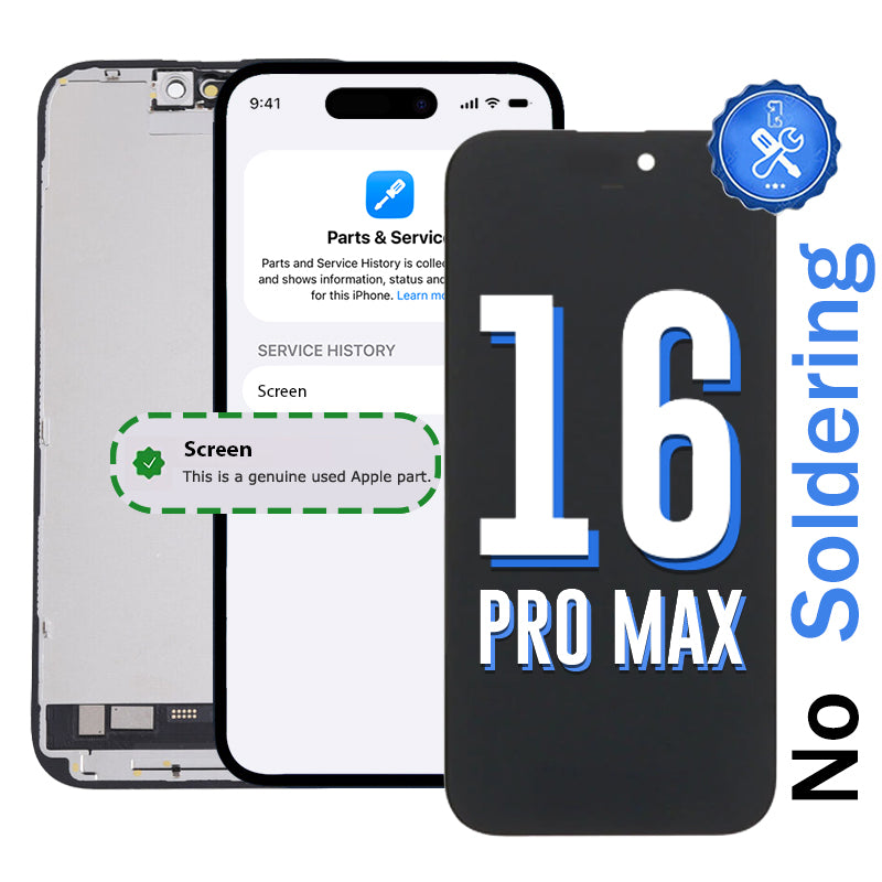 iPhone 16 Pro Max Diagnostic Black Screen Replacement | Flexible Soft OLED