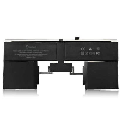 Label side of the MacBook Air 13 inch A2681 replacement battery, battery model A2669, printed with the iGadget label and CE, FC and RoHS marks on the cells