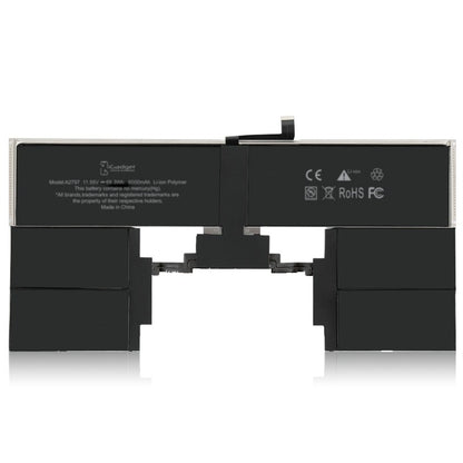 Label side of the MacBook Air 15 inch A2941 replacement battery, battery model A2797, printed with the iGadget label and CE, FC and RoHS marks on the cells