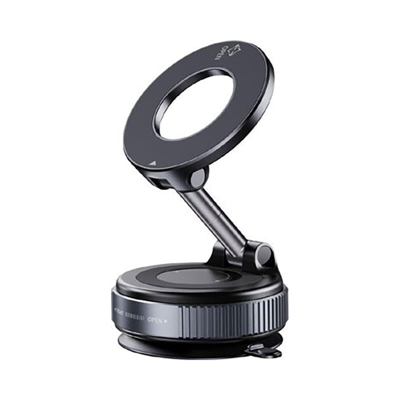 K007 360° Adjustable MagSafe Vacuum Suction Car Mount | Metal Phone Holder