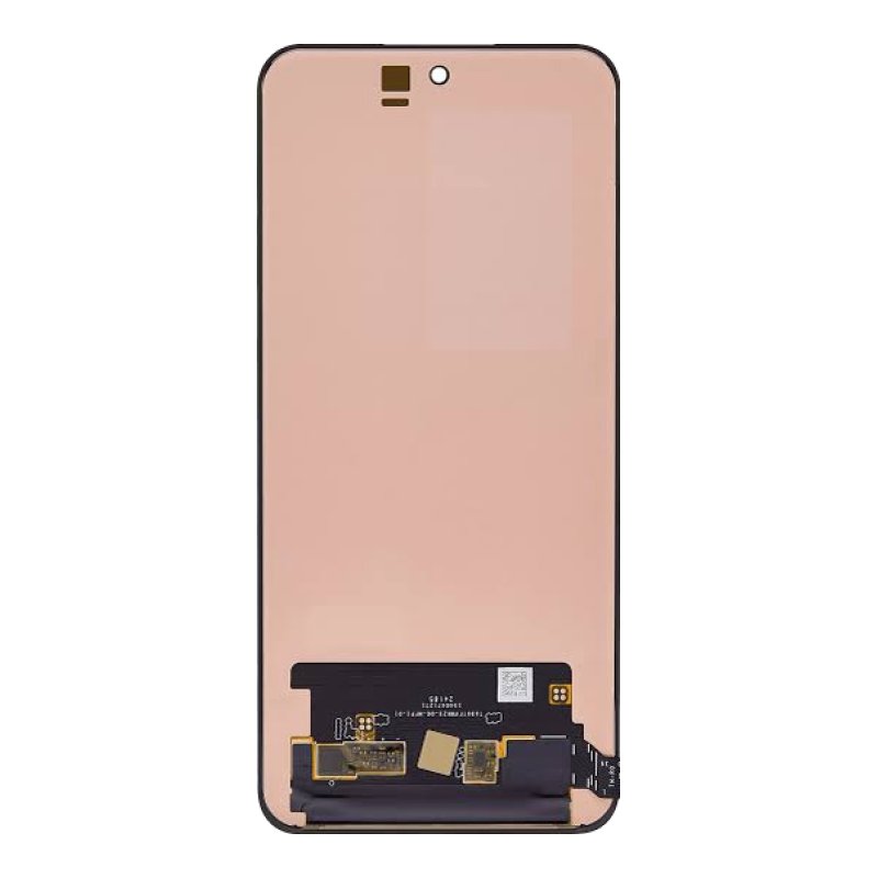 Back of the OPPO Reno 12 premium soft OLED replacement screen, showing the flex cable and connector