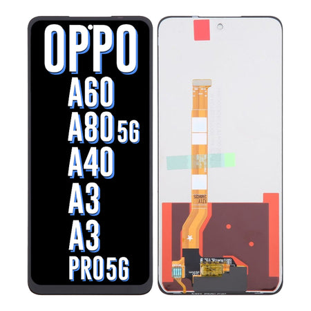 OPPO A60 4G/5G, A80 5G, A40, A3 4G/5G, A3 pro 5G LCD Screen Replacement | OEM