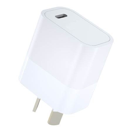 20W USB-C Fast Charging Wall Charger - NZ/AU SAA Approved Plug