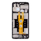 Back of the Samsung Galaxy A06 4G replacement screen, showing the new middle frame with the orange display flex, ready for your board, sub-board and battery