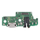 Samsung Galaxy A14 5G Dimensity charging port board for the SM-A146P and A146U, with USB-C port and headphone jack, straight-on front view on a white background