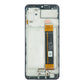 Back of the Samsung A23 4G replacement LCD and digitiser in its middle frame, with the display flex printed SM-A235F
