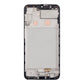 Back of the Samsung Galaxy A24 replacement OLED screen, showing the new middle frame marked A24, ready for your board, sub-board and battery