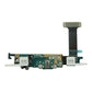 Back of the Samsung Galaxy S6 Edge charging port board printed SM-G925F, showing the flex connector side, straight-on view on a white background
