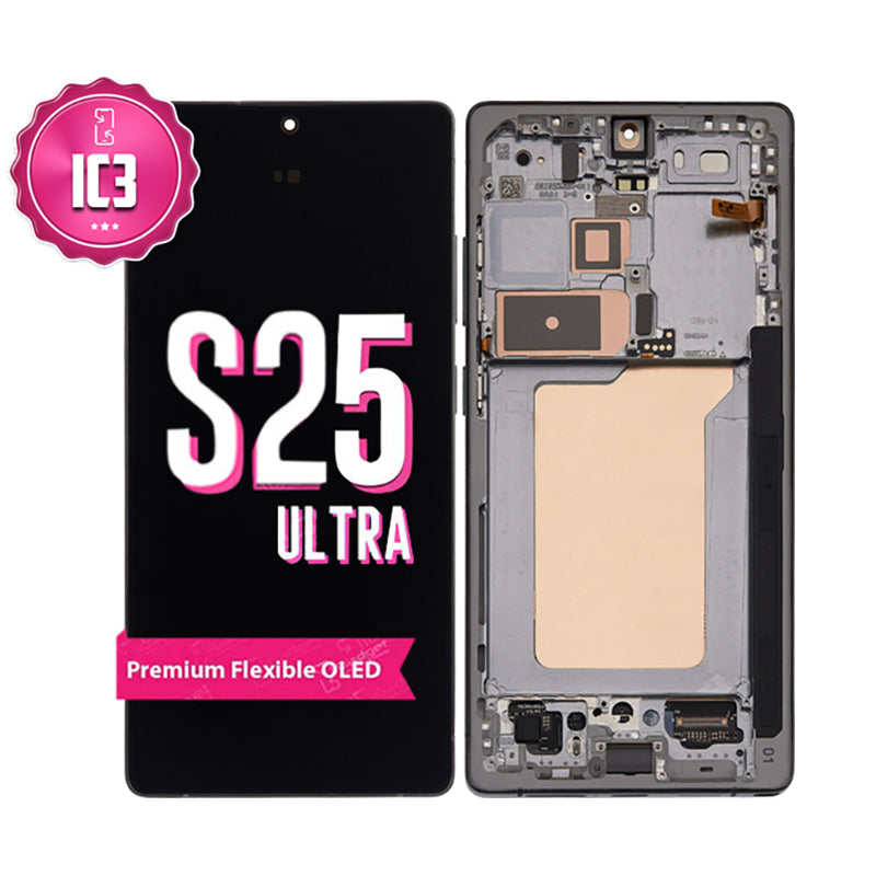 Samsung S25 Ultra IC3 Screen Replacement with Middle Frame | OLED