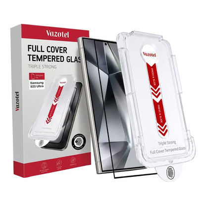 Samsung S25 Ultra Screen Protector Ultra Clear with Installation Tray | Full Coverage Tempered Glass