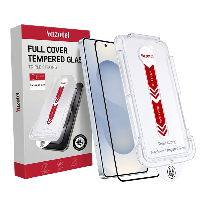 Samsung S26 Screen Protector Ultra Clear with Installation Tray | Full Coverage Tempered Glass