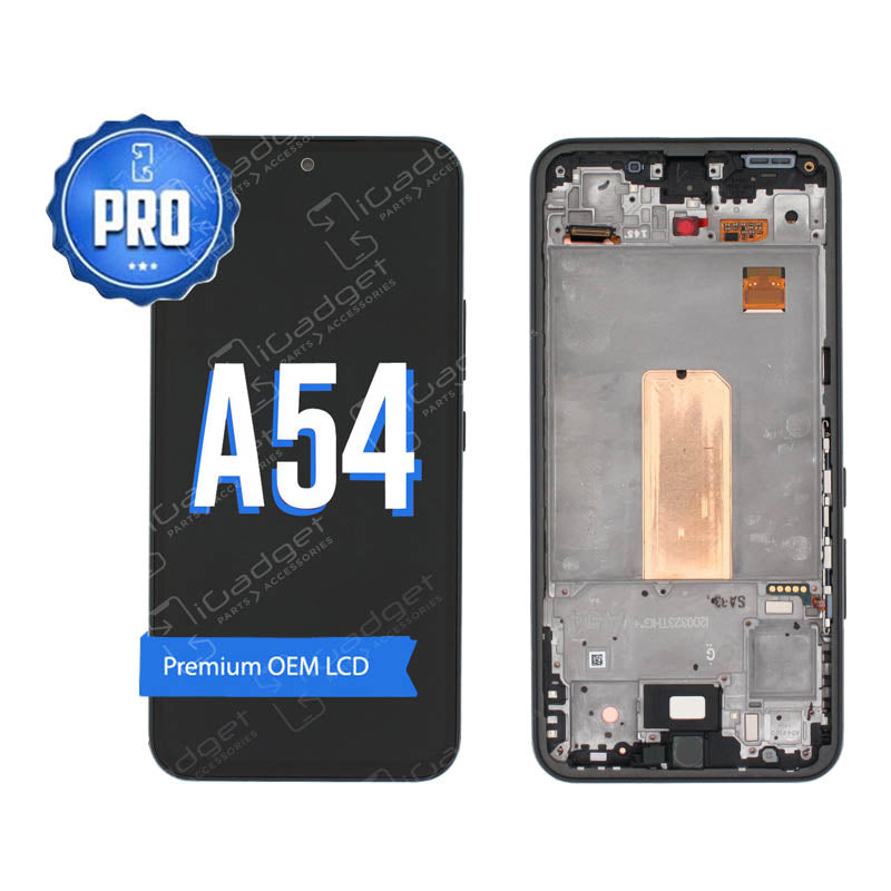 Samsung A54 LCD and Digitiser Replacement with Middle Frame | OEM