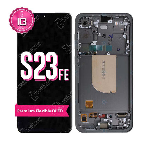 Samsung S23 FE IC3 Screen Replacement with Middle Frame | OLED