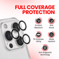 iPhone 15 Pro/15 Pro Max Camera Lens Cover Protector | Tempered Glass