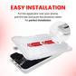 iPhone 15 and iPhone 16 Screen Protector Ultra Clear with Installation Tray | Full Coverage Tempered Glass